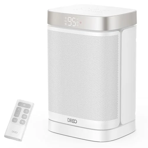 DREO Atom One oscillating PTC ceramic space heater with remote
